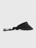 Load image into Gallery viewer, Straw hat with scarf