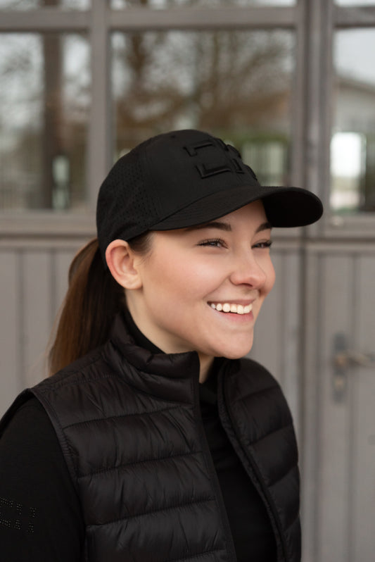 Cap with embroidered logo