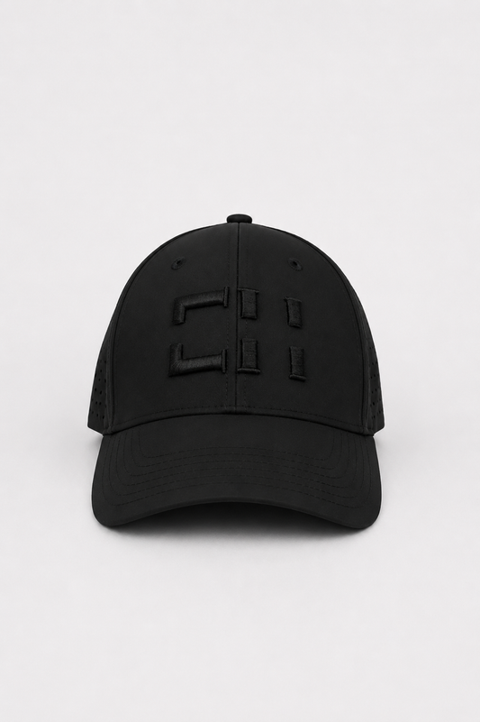 Cap with embroidered logo